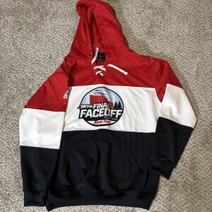 WCHA Final Faceoff Hoodie Mens Medium Hockey Duluth 2025 Kwik Trip NCAA